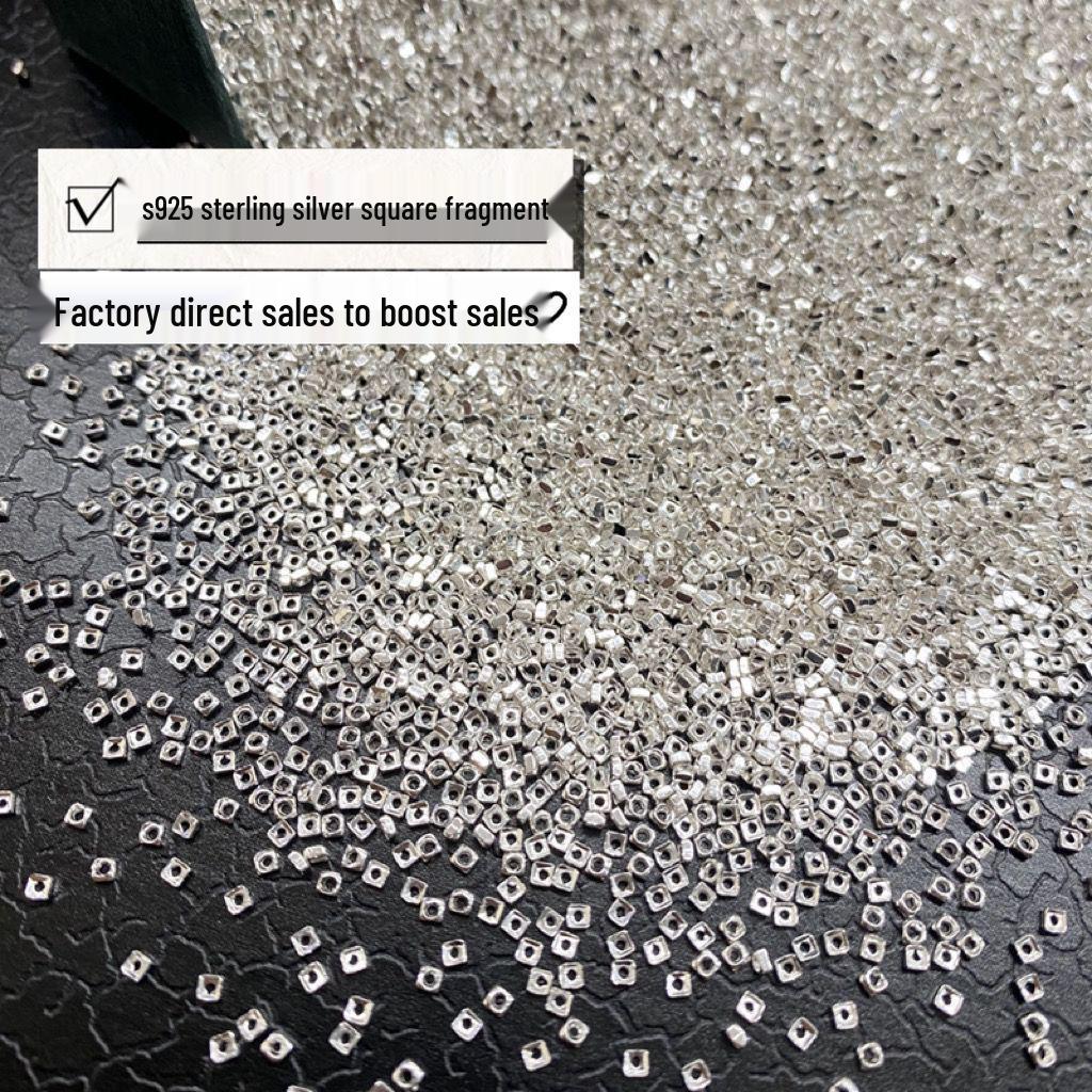 Стерлинговое серебро 925 Сломанные разделители для браслетов и ожерелий ручной работы