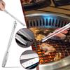 1pcs Stainless Steel Food Tongs Long Handle Non-slip Barbecue Tongs Steak Tongs Kitchen Cooking Tool Accessories BBQ Cooking Tongs
