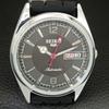 АВТОМАТИЧЕСКИЕ ВИНТАЖНЫЕ ВОССТАНОВЛЕННЫЕ МУЖСКИЕ ЧАСЫ SEIKO 5 ЯПОНИЯ ЧЕРНЫЙ ЦИФЕРБЛАТ a444307-1
