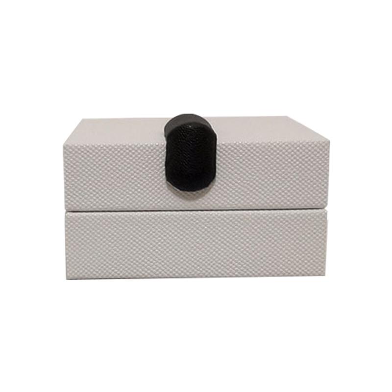 Шкатулка из скандинавской кожи для ювелирных изделий Модель комнаты Ящики для хранения Творческий роскошный орнамент Организация часов Дисплей Бусины Ювелирные аксессуары Упаковка