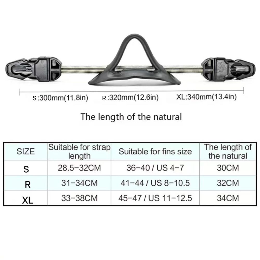 Laces Spring Replacement Straps Diver Heel Straps Swimming Fins Spring Straps Spring Fin Straps