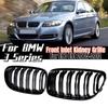 For BMW E90 E91 3 Series 2005-2012 325i 320i 330i 335i Front Inlet Kidney Grille Racing Grill Sport Tuning Accessories Body Kit