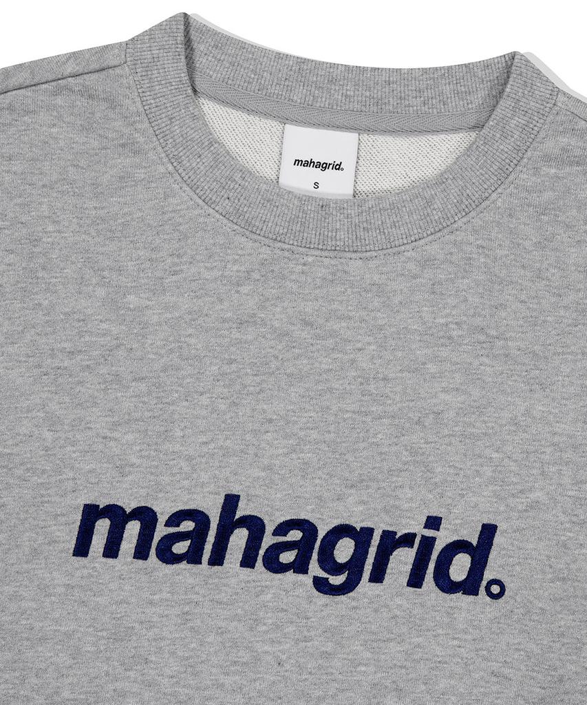 MAHAGRID базовая серая толстовка с логотипом(Mg2Efmm449A)
