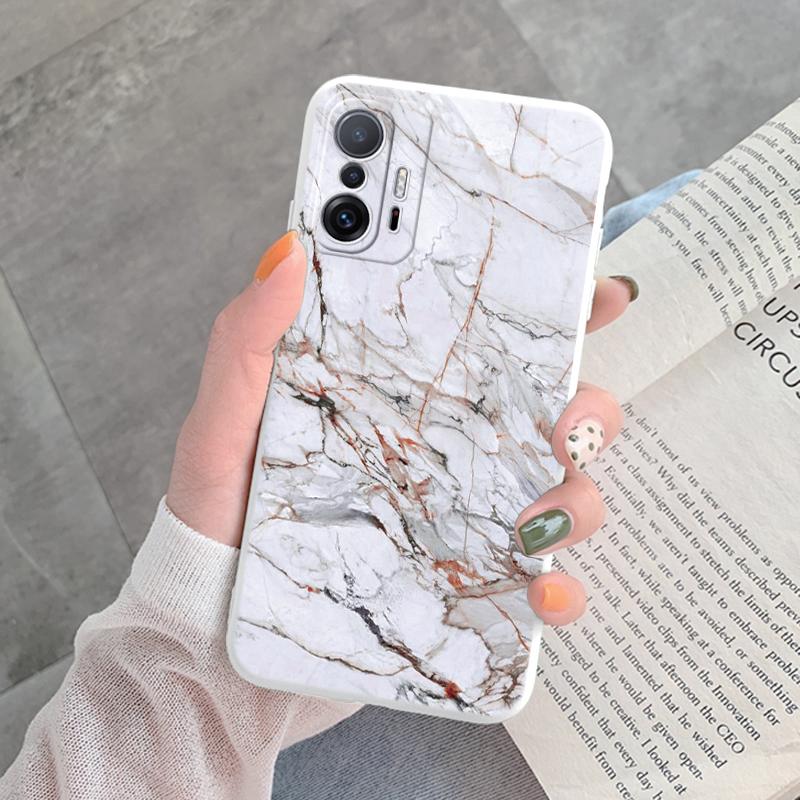 Marble Pattern Phone Case For Xiaomi 11T Pro Mi11T Pro Protective Cover Case Soft Silicone Funda For Xiaomi Mi 12T 13T TPU Coque