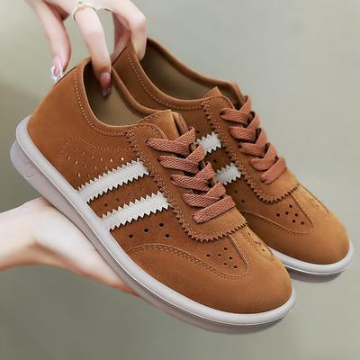 Модная женская обувь Форрест Гамп Новые ретро немецкие тренировочные кроссовки на шнуровке Повседневная женская обувь на мягкой подошве Дышащая Модная обувь для скейтборда