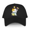 New Arrival Short Visor Hat Men Yawawe Caps Cat Lover Tops Funny Cat With Fish Hip-hop Baseball Cap Cotton Women Hats