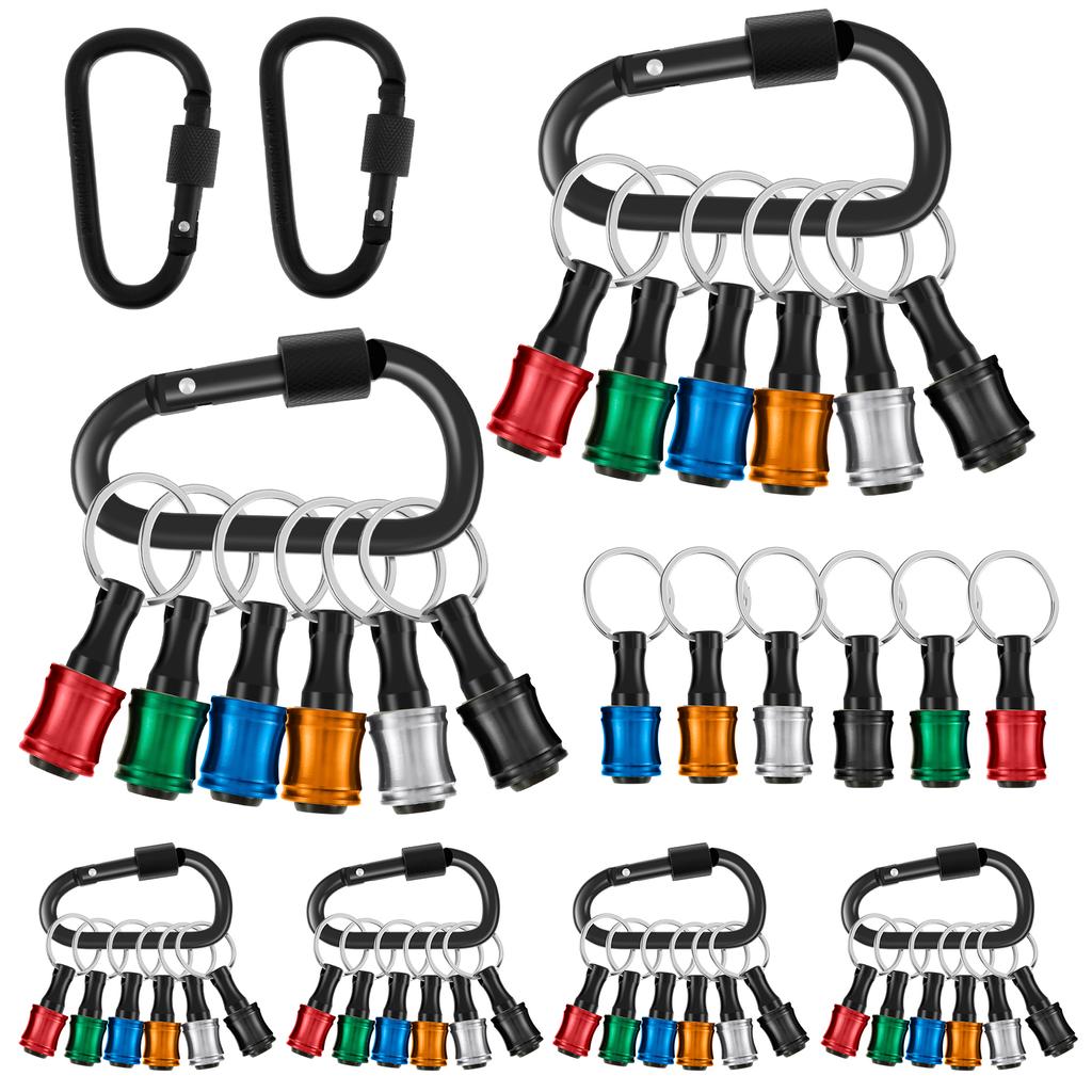 36/90Pcs Drill Bit Holder 1/4 Inch Hex Shank AluminumAlloy Screwdriver Bits Holder Portable Drill Bit Quick-change Extension Bar