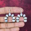 Mother of Pearl Handmade Gemstone Jewelry, 925 Solid Sterling Silver Earrings Antique Jewelry