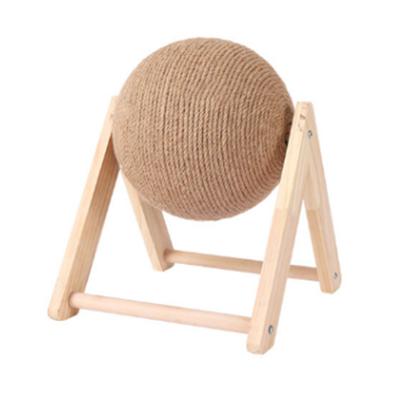 Мяч из сизалевой веревки, игрушка для кошек, лазалки для кошек, игрушка для домашних животных, интерактивная игра, когтеточка, деревянная полка