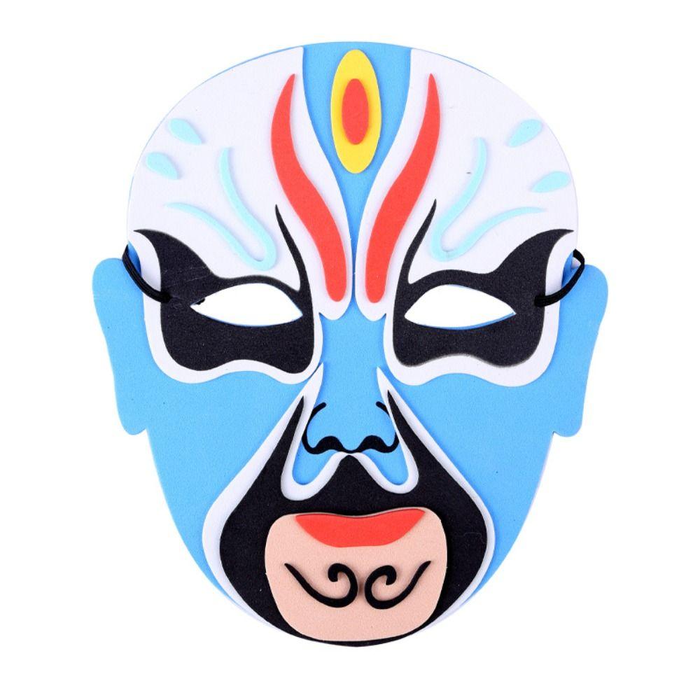 Beijing Opera Chinese Style Mask Handmade Diy Material Package Parent Child Toys