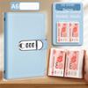 Portable Saving Money Binder 50Sheets Account Book Fashion Planner Organizer  Stainless Ring Binder