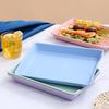 Serving Tray BPA Free Multi-Function Crack Resistant Easy To Clean Space-saving Food Display Reusable Reusable