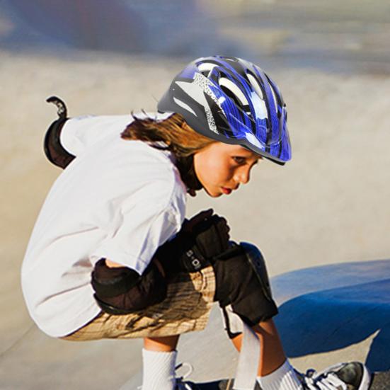 Детский шлем Нескользящий Яркий цвет Удобный Детский Шлем для самоката Скейтборда Безопасный Велосипедный шлем Спортивные товары