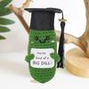Graduation Crocheted Pickle with Grad Hat Encouraging Card Emotional Support Handmade Knitting Positive Vegetable Toy Doll Graduate Gift