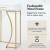 Hallway Table Console with 2 Drawers Light Luxury Modern Metal Golden Frame Living Long Room Farmhouse Behind Sofa Narrow Entryway