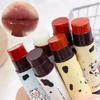 Black Tea Jelly Tinted Lip Balm Moisturizing Colored Lip Tinted Hydrating Waterproof Lipstick Gloss Base Lip Care Primer Makeup