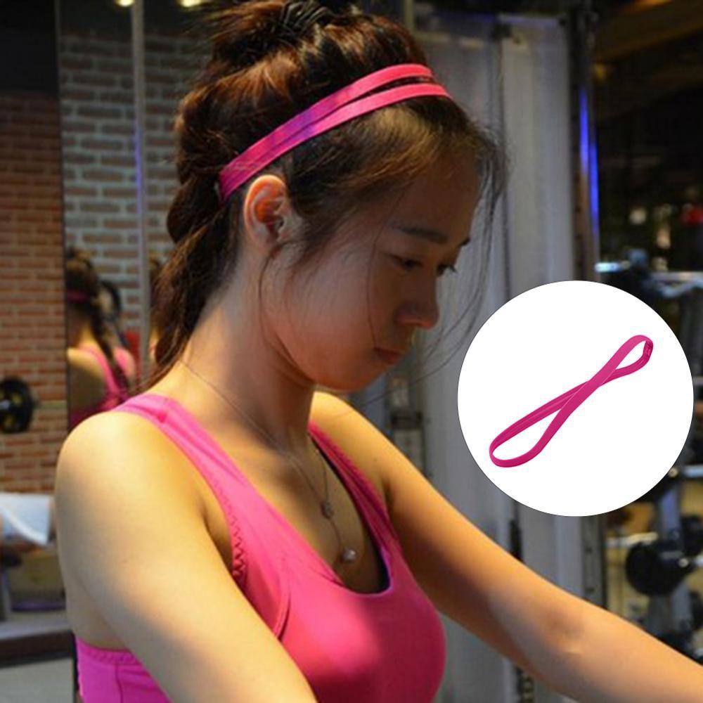Running Women Men Fitness Hair Band Sport Hairband Sweatband Anti-slip Elastic Bands Yoga Hairband