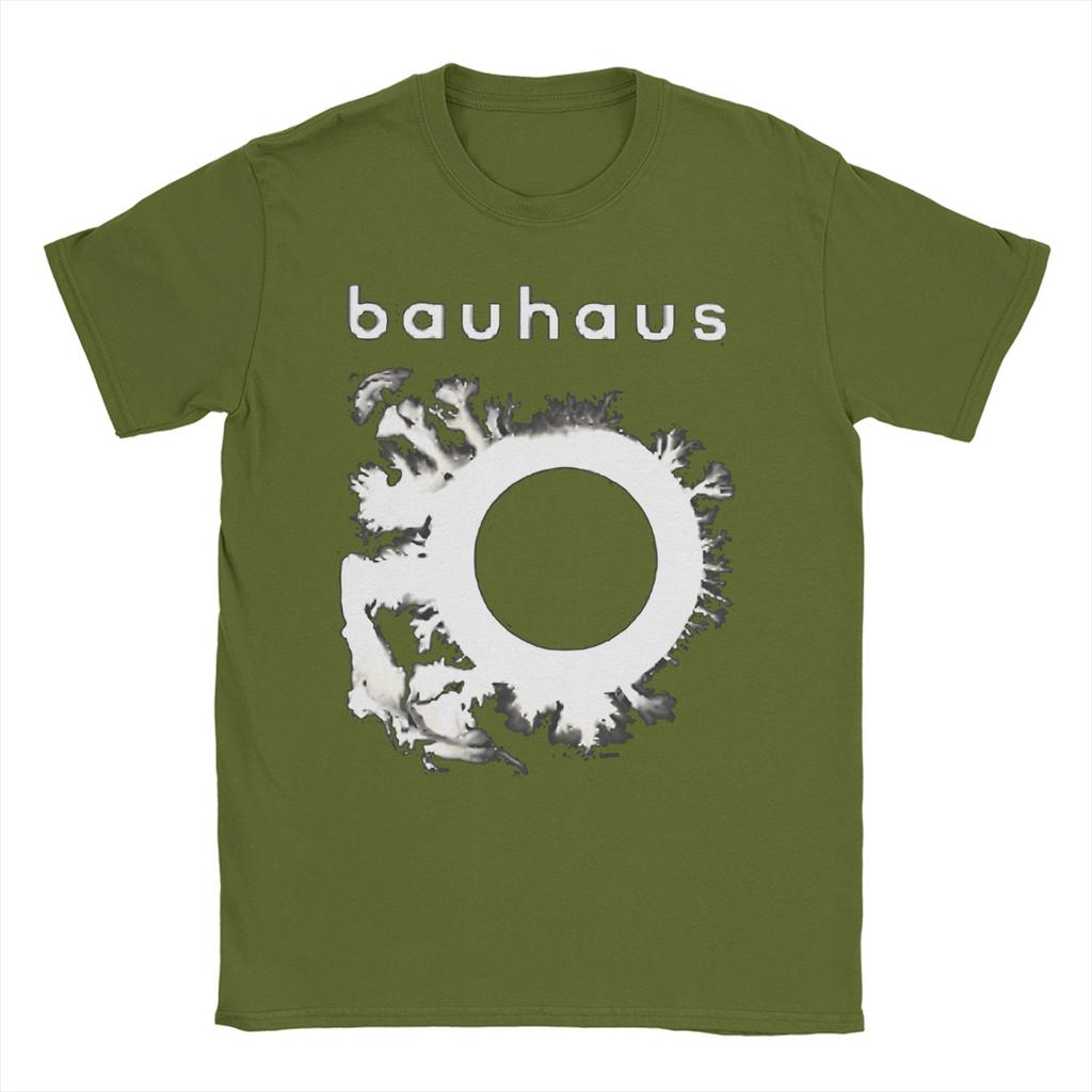 Funny Bauhaus TShirt for Unisex O Neck Cotton T Shirts Short Sleeve Tee Shirt Printed Clothing