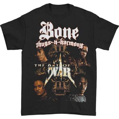 Мужская футболка Bone Thugs-N-Harmony «Искусство войны» Черная _ Лицензионный товар Control Industry