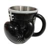 Boxing Glove Mug 3D Novelty Coffee Cup Stainless Steel Tea Cup 12oz Unique Funny Boxing Gift for Boxers Fitness Enthusiasts Coaches