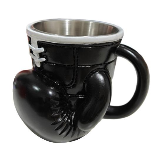 Кружка Боксерская перчатка 3D Оригинальная кофейная чашка из нержавеющей стали для чая 12 унций