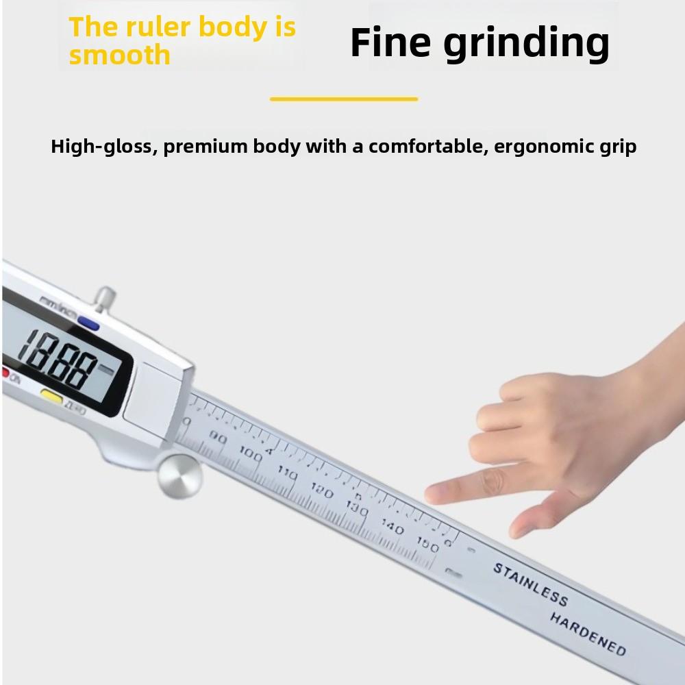 LCD Electronic Digital Caliper 0-150mm Digital Display Vernier Caliper Multi-purpose Durable Digital Ruler Woodworking Tool