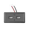 Двойной USB-разъем для зарядного устройства 4,8 А 3,1 А для мотоцикла, автомобиля, грузовика, квадроцикла, лодки, автомобиля, автофургона, автобуса, 2,1 А 2,4 А, автомобильная мебель, зарядное устройство, розетка