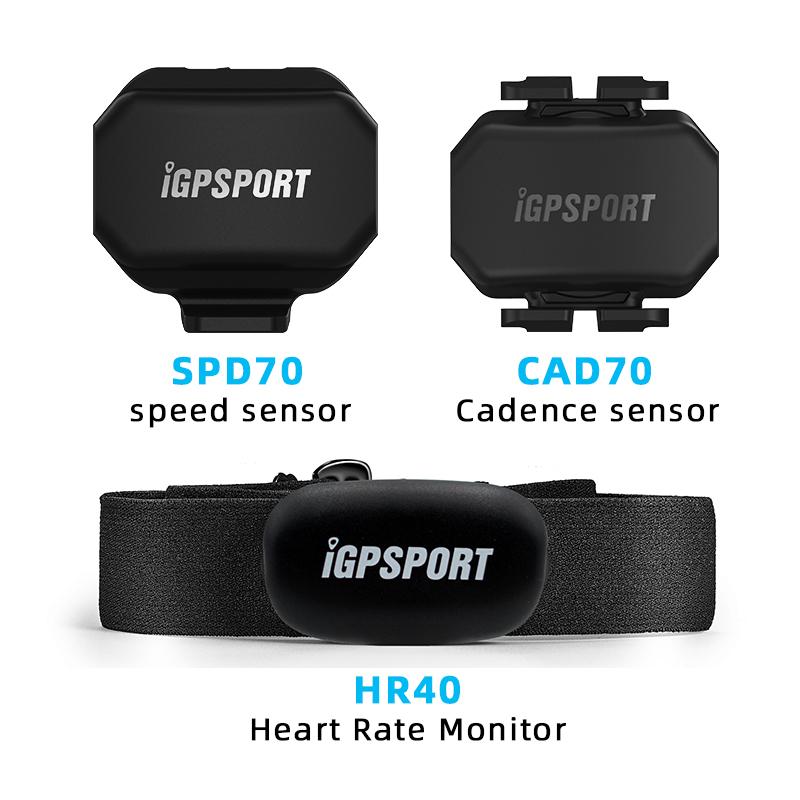 IGPSPORT SPD70 CAD70 Датчик скорости Двойной режим Поддержка Каденс велосипеда HR40 HR70 Пульсометр Для BSC100S BSC200 BSC300 Garmin