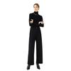 Autumn New High Waist Skinny Loose Black Wide Leg Yasser Vertical Straight Jeans Women