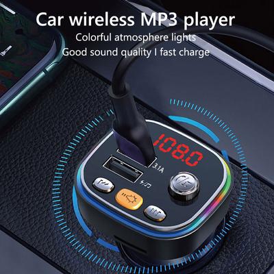 FM-передатчик, автомобильный MP3-плеер, 3,1 А, быстрая зарядка, USB, автомобильное зарядное устройство, беспроводная гарнитура 5.0, автомобильный комплект, FM-модулятор