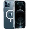 Case for iPhone 14 PRO - Phonillico - Transparent Silicone - Wireless Charging - Integrated Magnetic Circle
