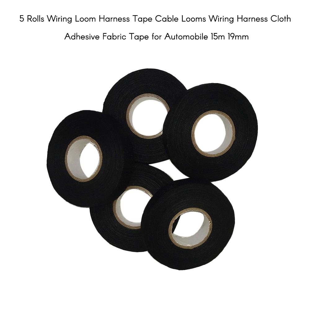5 рулонов ленты для жгутов проводов, жгутов проводов, тканевых клейких тканевых лент для