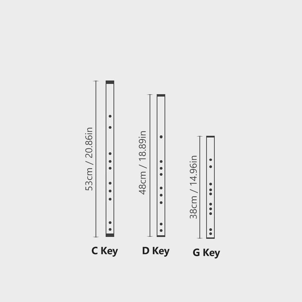 Флейта Бансури До Мажор Китайский Традиционный Музыкальный Инструмент с Чехлом для Новичков Любителей Музыки