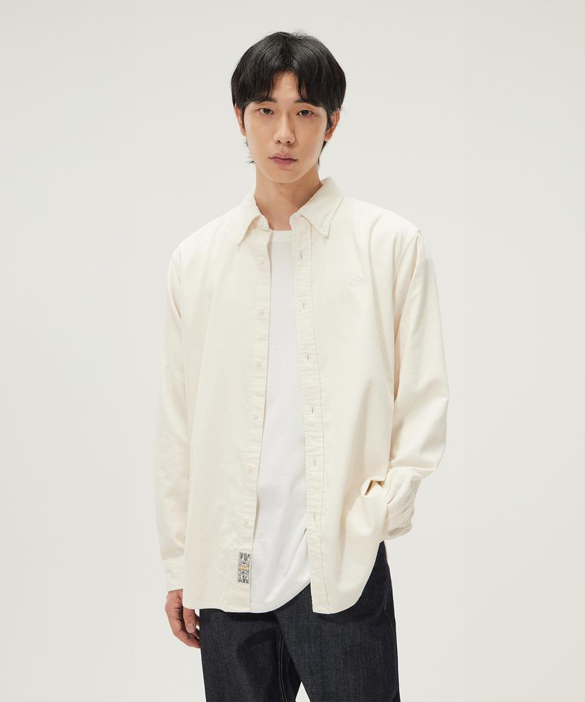 LEE House Logo Corduroy Shirt Ivory