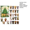 Dog Lovers Advent Calendar Christmas Dog Countdown Calendar with 24 Dog Breeds Puppy-Themed Surprise Gift Set