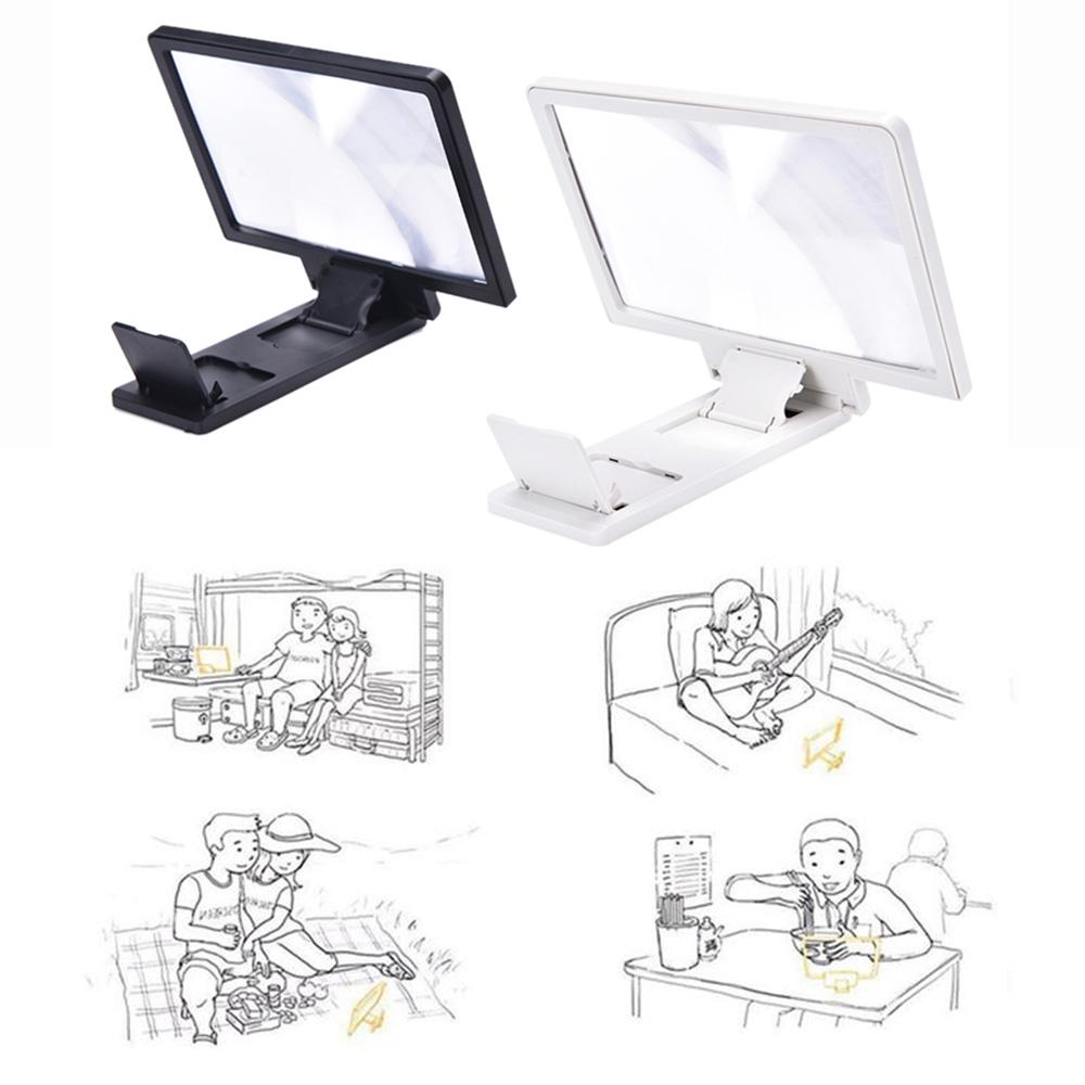 Portable Video Amplifier Bracket Enlarged Mobile Phone Holder 3D Glass Screen Magnifier