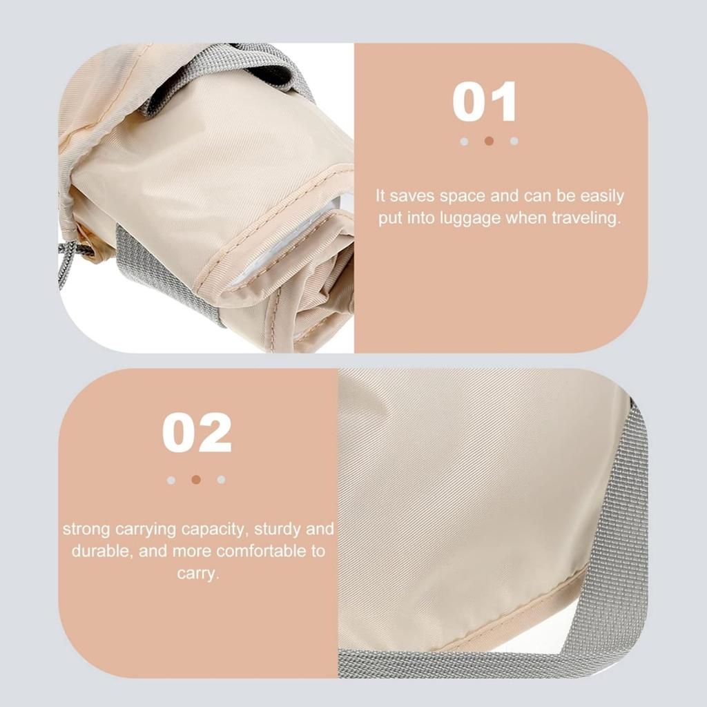 Foot Spa Folding Bucket Travel Basin Tub Folding Water Basin Pedicure Feet Washing Basin Feet Soaking Bag Footbath Tub Insulation Cotton Camping