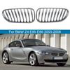 1 Pair Carbon Look Car Front Bumper Kidney Grilles Grill Sporty Style Replacement For BMW E85 E86 Z4 2003-2008 Coupe