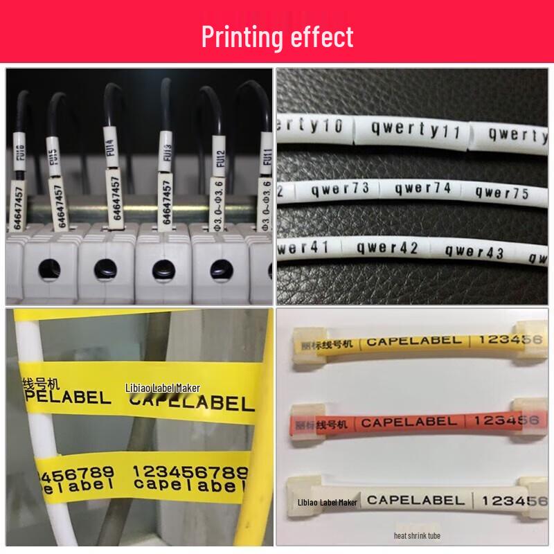 Capelabel LB-106Y Wire Marker Label Tape