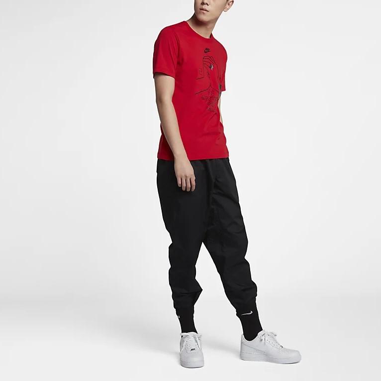 Men's Nike Sports Short Sleeve Red T-Shirt BV5825-600