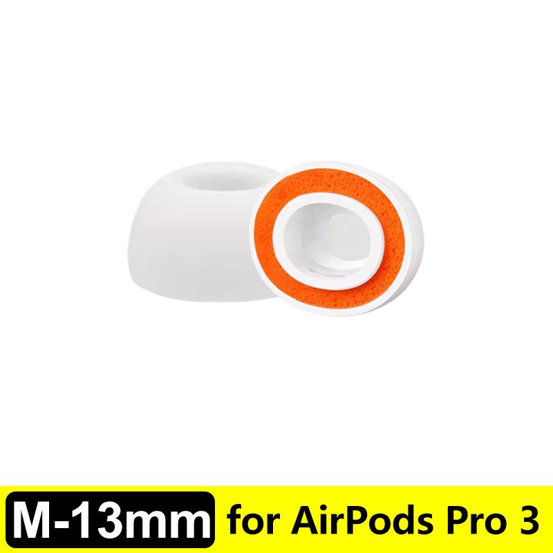 1/2/3 пары мягких амбушюр из пены с эффектом памяти для Airpods Pro 3-го поколения, защитные колпачки для наушников, амбушюры-колпачки для Apple Air Pods Pro3
