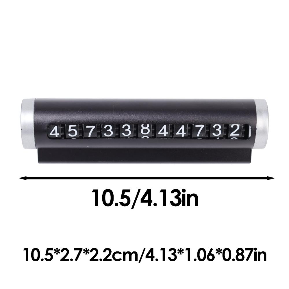 Автомобильный парковочный телефонный номерной знак парковочная карта подвеска авто алюминиевый сплав ролик регулировка временный инструмент помощи при парковке