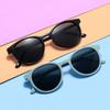 Детские солнцезащитные очки конфетного цвета, женские, корейская версия, модные, маленькие, круглые, солнцезащитные очки, модные, милые, популярные