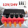 12V/24V Car Heater Vehicle Heating Cooling Fan Portable Car Heater Compact Defroster Demister Auto Van Heating Air Heater