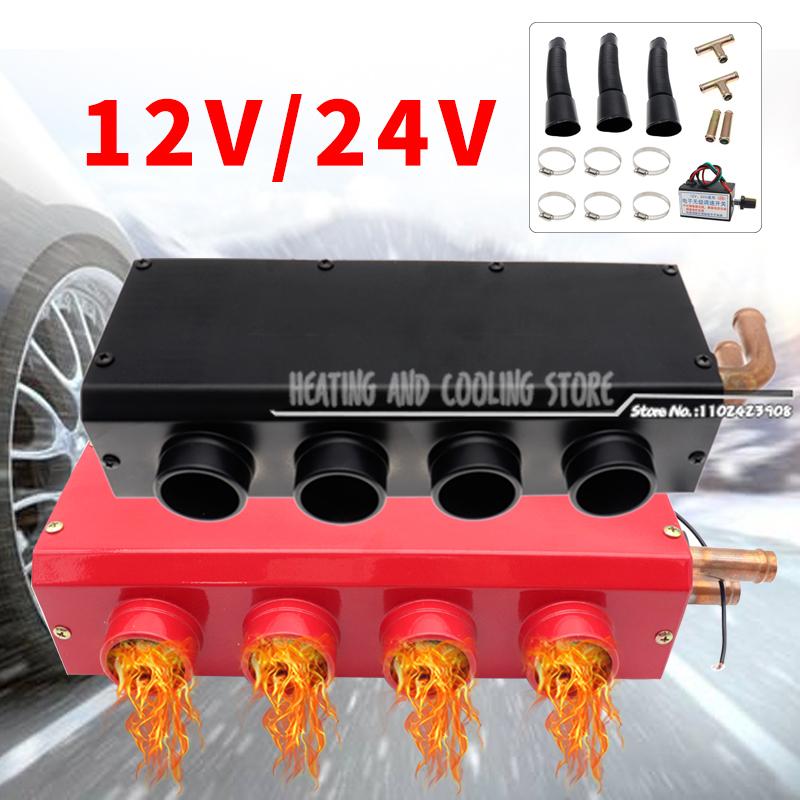 12V/24V Car Heater Vehicle Heating Cooling Fan Portable Car Heater Compact Defroster Demister Auto Van Heating Air Heater