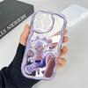 Cute Cartoon Pattern Cream Texture Casing Wavy Edge Soft Silicone Cover Phone Case for Samsung