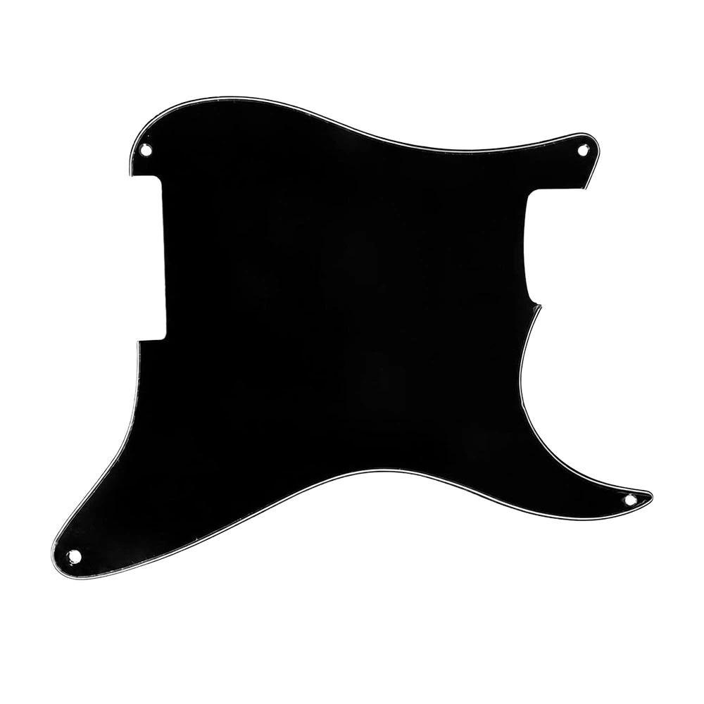 3 Ply Guitar Scratch Plate Black Color Guitar Pickguard Plate Guard Plate For Electric Guitar
