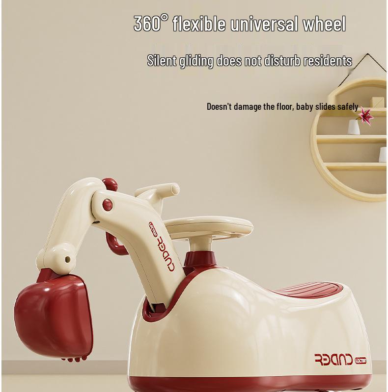 Многофункциональная детская качалка-лошадка и машинка-арахис с бесшумными колесами и защитой от опрокидывания