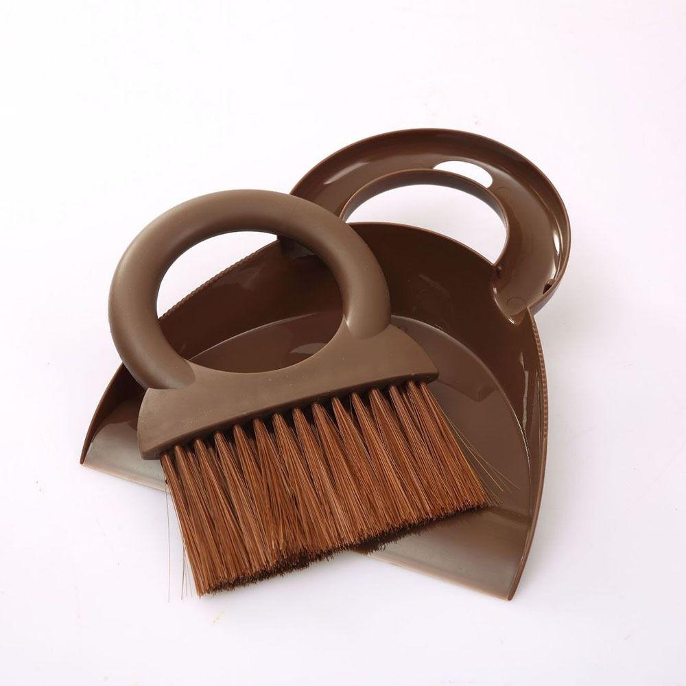 Compact Mini Dustpan and Brush Set Flexible Desktop Mini Broom Set Small Debris Cleaning