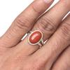 Red Onyx Gemstone Handmade Silver Jewelry  "9.5"